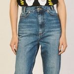 Sandro  Faded Straight Leg Jeans In Bleu Jean Photo 0