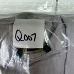 For Cynthia  Sz S Shirt Dress Linen Blend Shark Bite Hem Ruched Pockets Lagenlook Photo 14