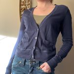 Aeropostale Y2K Navy Cardigan Photo 5