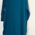 Universal Standard  Shirt Dress Teal Iconic Plus Basic V-Neck Geneva Size XL 26 Photo 0