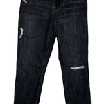RSQ  Jeans Juniors 3 26" Washed Black Vintage Mom Distressed Casual Edgy Rocker‎ Photo 0
