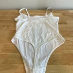 Colsie Women's White Corset Front Bodysuit Photo 5