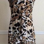 Sunny Leigh Animal Print Mini Ruffle Dress Sexy Party Club Date Night Boho Chic Animal Print Photo 0