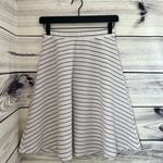 Stitch Fix Gilli  White & Black Stripe High Waist Flare Skirt Photo 0