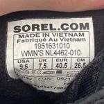 Sorel Black Fawn Explorer II Joan Faux Fur Waterproof Lace-Up Shoes Photo 3