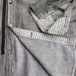 Guess Los Angeles 1981: Limited Edition Gray Button Down Denim Shirt Size s Photo 4
