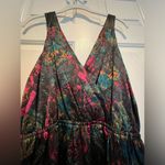 BCBGeneration  dress - silky black pink blue tan - size medium. Never worn. Photo 1