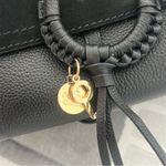 See By Chloe Joan Ladylike Black Shoulder Bag with Metallic Ring Detail Photo 3