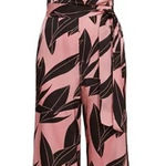 Ted Baker  Diantha pink Black Sour Cherry Palm-Printed Jumpsuit NWT 4 US 10 Photo 0