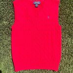 Ralph Lauren red  polo argyle sweater vest Photo 0