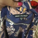 Unique spectrum  blue and‎ light pink sleeveless blouse Photo 2