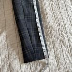 Susan Graver Double-Breasted Blazer Sz 12 Gray & Navy Plaid Office Career Staple Photo 7