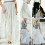 Free People Dreaming Tutu Maxi Skirt size 2 Photo 3