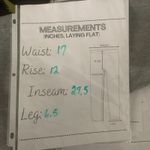 SARA CAMPBELL Sheri Pant Gray Mid Rise Slim Leg Pull On Flat Front Cropped Sz L Size L Photo 6