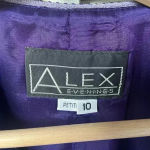 Alex Evenings ROYAL BLUE MOTHER OF THE BRIDE DRESS AND JACKET WITH JEWELS 10P Photo 3