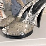 BCBGirls BCBG High Heels Slip On Shoes Open Toe Stilletto Photo 1