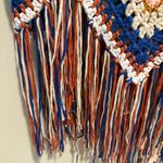 NWT Rebellion Again Granny Square Crochet Fringe Tank Top S Boho Festival Hippie Multiple Photo 3