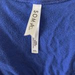 Soma  Cool Nights Shelf Bra Ribbed Tank Brami XXL Royal Blue Photo 3