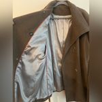 Calvin Klein Taupe Wool Blend Belted Coat Women’s XL/XXL (Size Tag Removed) Photo 2