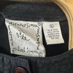 Michael Simon Lite Novelty Embroidered Cardigan Beach Summer Hat Print Cotton XL Black Photo 4