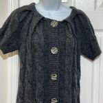 Vince  Chunky Cable Alpaca blended Knit Sweater Cardigan Dress Size M Photo 1