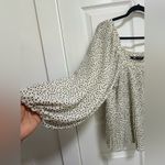 ZARA  White and Black Polka Dot Blouse Photo 4
