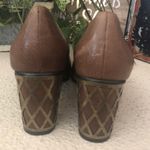 Nina  Originals brown shoes unique brass‎ heels women’s size 6.5 Photo 3