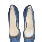 Tory Burch LAILA 50 Pumps Suede Grosgrain Royal Navy Blue Heels Shoes 9 Photo 7