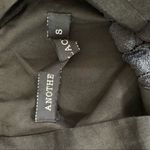 Another Place Black Sleeveless Shift Dress Boho Cutout Front Detail Small Linen Photo 8