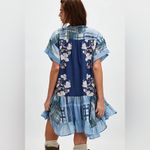 Free People 🆕  | PRINTED AGNES MINI DRESS | INDIGO COMBO | SZ: XS Photo 2