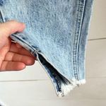 Kancan Women’s 3/25 Collie High Rise Mom Jeans Distressed Blue Photo 1