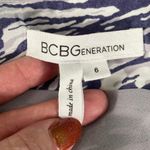 BCBGeneration Lilac Zebra Print Sleeveless Mini Dress Photo 12