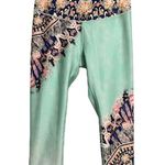 Calia Pants Womens Medium Havana Boho Capri Leggings Green Limited Edition Gym Photo 0
