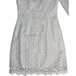 Lilly Pulitzer Resort White Daisy Truly Lace Whitaker One Shoulder Dress Size 0 Photo 6