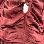 Ulla Johnson  Mirelle Ruched‎ Satin Top Desert Rose Long Sleeve Women’s Size 4 Photo 6