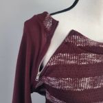 Three Pink Hearts Long Sleeve Striped Sweater Dress XL Photo 3