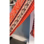 Free People Free‎ People Moonlight Mile Woven Top Hot Coral Floral Size Small Photo 1