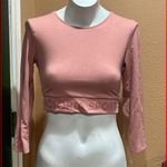 Victoria's Secret Victoria’s Secret sport pink long sleeve crop top Photo 0