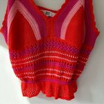 Madden Girl Crochet Peplum Top, XL Photo 2