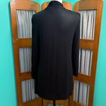 AB Studio  Black Cardigan with attached White Layered Top Photo 7