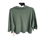 AQUA  Bloomingdale's Exclusive Pullover Top Collared 3/4‎ Sleeve Green M Photo 2