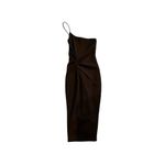 Nookie NWT Women's Size Small Black Lust One Shoulder Midi Dress Photo 3