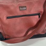 Timi & Leslie Newton Football Stitch Messenger Diaper Organizer Shoulder Bag Brown Photo 6