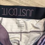 Nike Purple and Black Dri-FIT Leggings size Small Photo 1