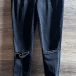 Frame  Denim Women's Le Skinny de Jeanne Black Distressed Jeans size 26 Photo 0