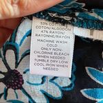 Loft | Floral Semi Sheer Tunic Top Sz SP Photo 6