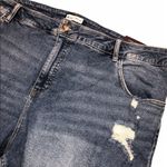 Ava & Viv  size 26W denim high rise midi shorts Photo 5