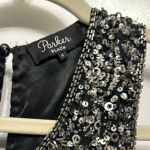 Parker  Black Sleeveless Halter‎ Sheath Dress Photo 1