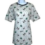 Free Planet T-Shirt Christmas Print All Over Santa Short Sleeve Photo 0