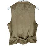 J.Crew  Women’s Tan Camel Cotton Old Money Suit Vest - Medium M Classic Photo 1